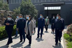 馬村區王婕區長帶領消防，安全等一行人員來我廠檢查指導工作